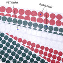 20/500pcs 18650 21700 26650 Li-ion Battery Insulation Gasket Pack Cell Barley Adhesive Paper Glue Fish Electrode Insulated Pads