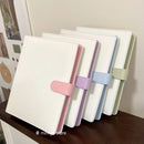 MINKYS Macaroon Sparkling PU A5 Kpop Fotokarten Sammelalbum 3 Zoll Fotokarten Aufbewahrungsalbum Korea Kawaii Schreibwaren