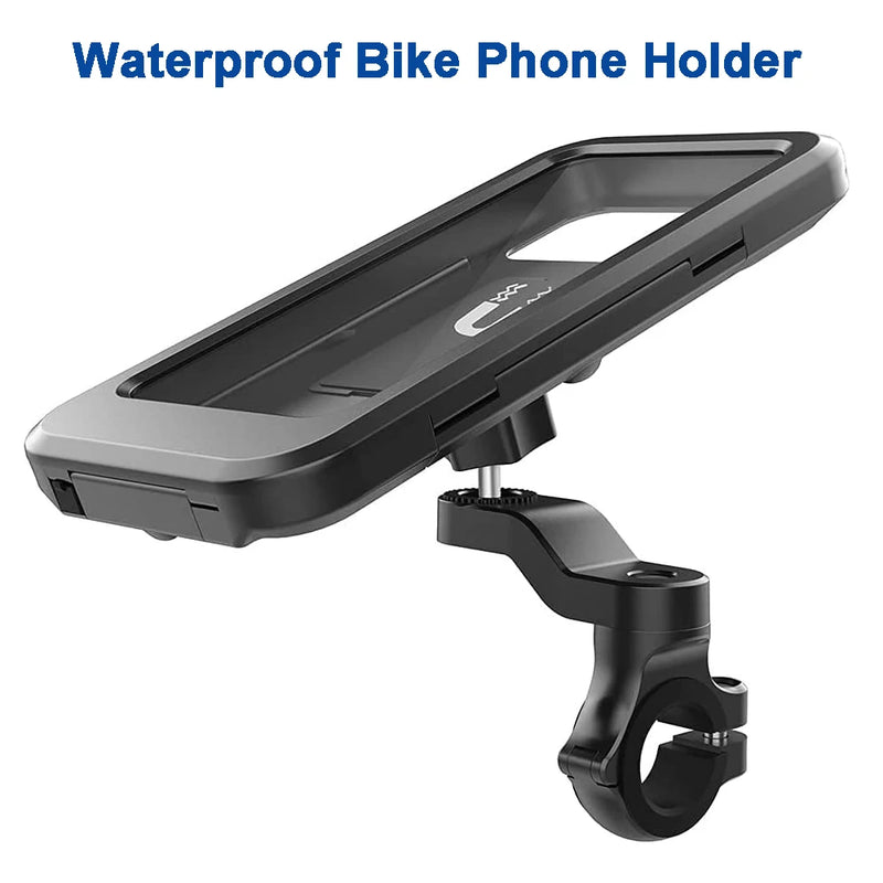 2022 New Waterproof Bicycle Phone Holder Motorcycle Bike Handlebar Cellphone Mount Cycling Phone Stand for MTB Scooter Motorbike