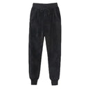 Winter Lambwool Lined 2 Pieces Sets Hooded Thicken Sweatshirt Tracksuit High Waist Harem Pant Suits Velvet Snow Wear Warm Outfit