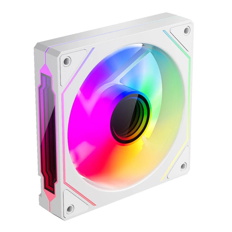 TEUCER Prism4 Pro ARGB Fan 120mm PC Case Fan Kit 4pin PWM CPU Cooling Fans 3pin 5v RGB 12cm Gaming Computer Fan