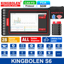 KINGBOLEN S6 OBD Automotive Scanner Bluetooth All System Car Diagnostic Tools 28 Resets IMMO/BMS/TPMS/ABS Bleeding Lifetime Free