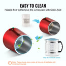 SucceBuy Wasserdestilliergerät 4L 1.05 Gallonen Reinwasser-Filter für zu Hause Arbeitsplatte 750W Destilliertes Wasserbereiter Edelstahl
