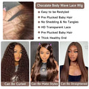 The Chestnut Veil | 13x6 HD Lace Front Body Wave Wig, 18 to 46 Inches