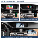 Road Top Wireless CarPlay Android Auto Interface für Lexus ES 2014-2019, mit Mirror Link AirPlay Car Play Funktionen