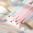 6tlg/Set Pastell Textmarker Kawaii Schreibwaren Farbmarker Schulbedarf Studentenmarker Textmarker Japanische Schreibwaren