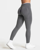 The Form Architect | Color-Block Seamless Knit Yoga Leggings