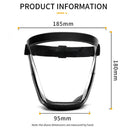 Work Protection Mask Transparent Facial Shield Transparent Facial Protector Face Protective Screen Kitchen Accessories Gadgets