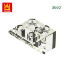 Wange 82Pcs/Lot 3660 2x2 Sloping Reverse Building Blocks Moc Slanted Parts Compatible with Brick  Children Toy Assembly Gift Box