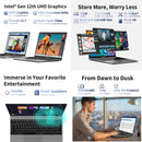TECLAST F16 Pro 15,6 Zoll Laptop 16GB RAM 512GB SSD Computer mit Intel N95 CPU 1920x1080 IPS Tastaturbeleuchtung Mini-HDMI WiFi 6 USB3.2 F16Pro Notebook