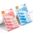 2-4Pcs/Set Soft Silicone Pencil Grasp for Kids Writing Training Posture Correction Learning Aid Stationery Set Beginner Tools