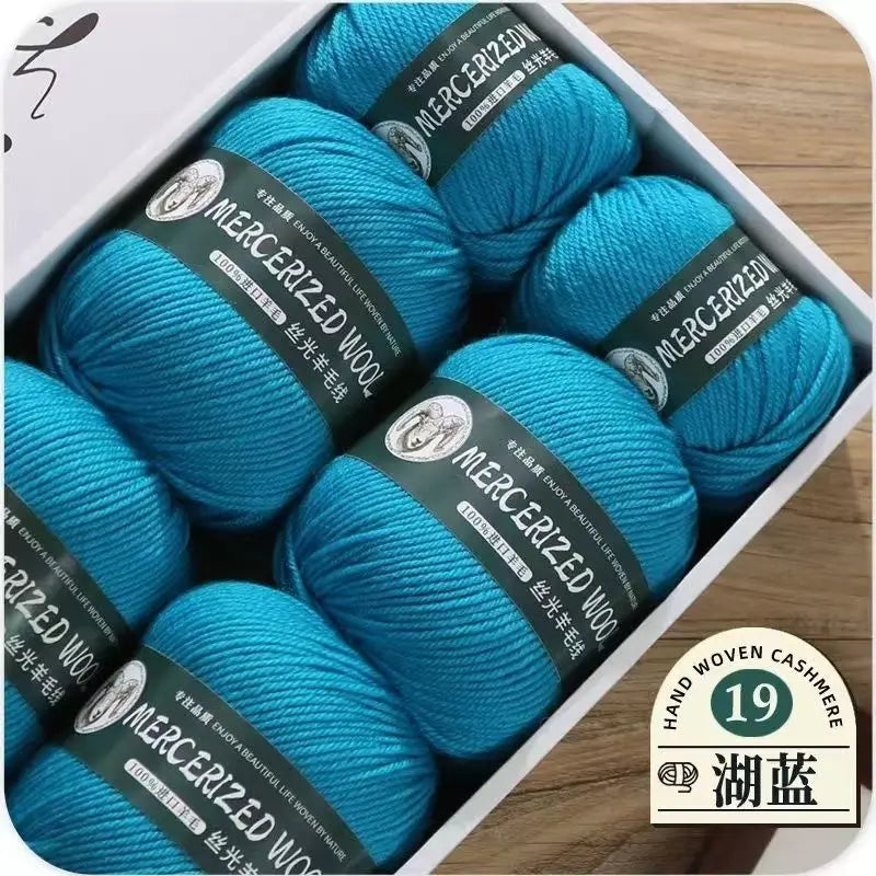 Hand-knitted Mongolian Cashmere Yarn for Cardigan Hat and Sweater, Worsted Woolen Wool, Hand-knitted Thread, 100g