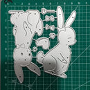 Easter Rabbit Scrapbooking Die Cut Carbon Steel Mold DIY Greeting Card Making Embossed Template Crafts Cutting Dies New Arrivals