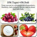 100g/3.53oz  Fruit Yogurt Cubes Dog Treats For Dogs Or Cats, Made With Yogurt And Fruit, Healthy, Easily Digestible