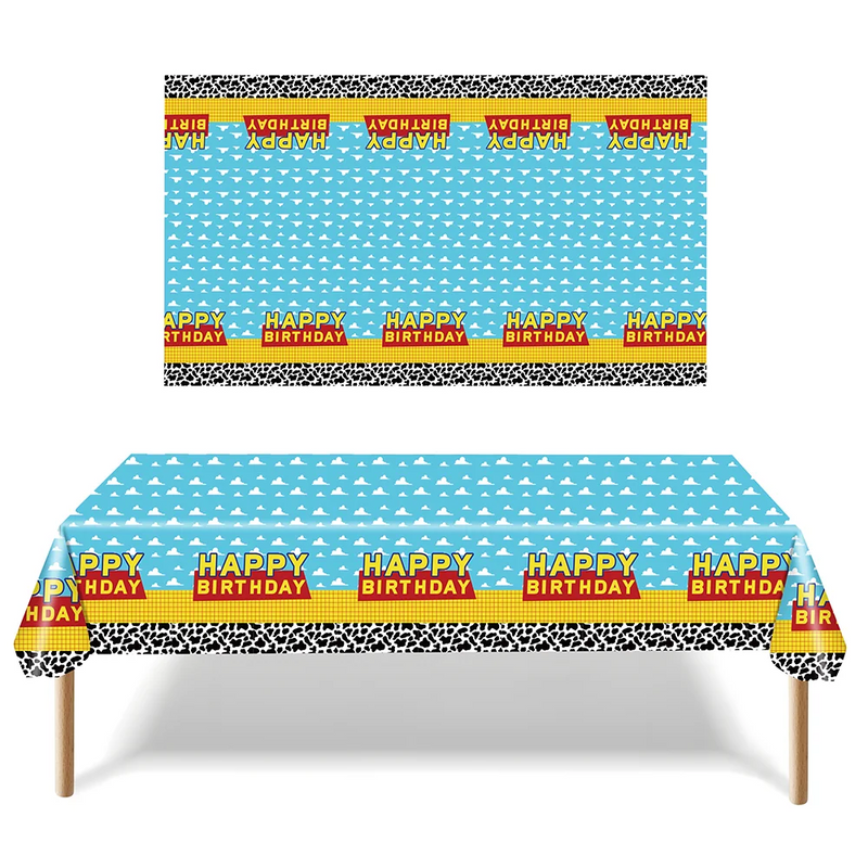 Cartoon Toy Story Buzz Lightyear Birthday Party Decoration Disposable Tableware Paper Plates Cups Balloons Baby Shower Supplies