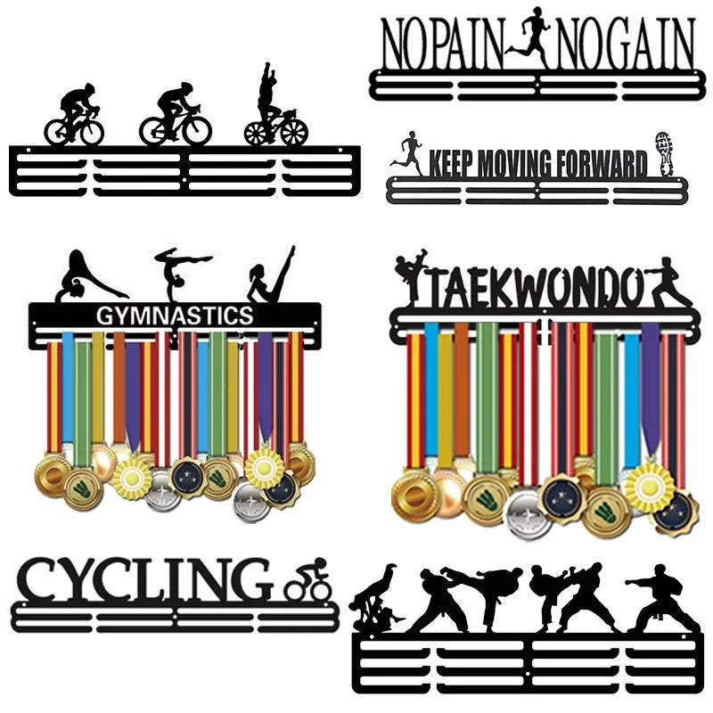 Medal Displays & Medal Hangers for Football, Soccer, Marathon, Triathlon, Swimming, Cycling, GYMNASTICS, TAEKWONDO Dropshipping
