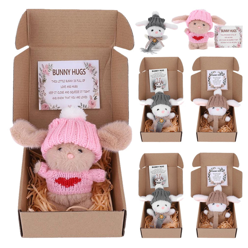 Mini Bunny Hug Cute Easter Gift Easter Plush Bunny Easter Bunny Stuffed Animal Easter Bunny Doll Gifts for Girls Boys Kids