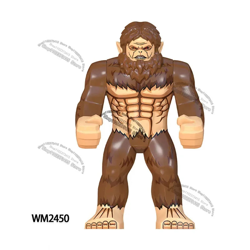 WM6165 WM6166 WM6148 Blocks Anime Bricks Dolls Action Toy Fig Building Blocks Erem Jaeger Armin Levi Mikasa Model Doll