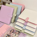 MINKYS Macaroon Sparkling PU A5 Kpop Fotokarten Sammelalbum 3 Zoll Fotokarten Aufbewahrungsalbum Korea Kawaii Schreibwaren