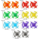 5PCS Cartoon Special Effects Pieces Arm Fist Wind Lightning Leg Flames Weapons Accessories Assemble Scene Bricks Kids for Toys