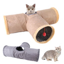 Katzentunnel Faltbares Haustierspielzeug für Katzen Kätzchen Haustiertraining Interaktiver lustiger Spielzeugtunnel gegen Langeweile für Welpen Kätzchen Kaninchen Spieltunnel Röhre