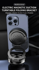 Car Magnetic&Vacuum Suction Cup Phone Holder Wireless Charger Foldable Stand For Magsafe iPhone 16 15 14 13 12 Pro Fast Charging