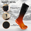Winter Heating Socks With Battery Box Rechargeable Anti-Cold Unisex Thermal Heated Foot Warmer Outdoor Camping Ski Sports Winter