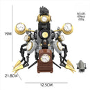 Skibidi Toilet Clock Man Building Blocks Toys Cameraman Speakerman Monitor Titan Tv Man Juguetes Brick Model Toys Gift For Kids