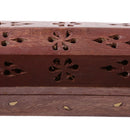 Antiker Räucherstäbchenhalter aus Holz, Räucherbox, Räucherstäbchenbrenner