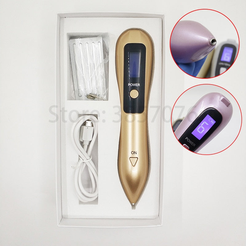 6 level Spot Remover Laser Plasma Pen Skin Care Mole Removal Dark  Skin Wart Tattoo Removal Tool Laser Plasma Beauty Care gun