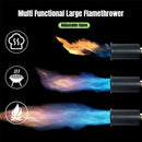 Outdoor Garden Tools BBQ Handheld Large Caliber Fierce Fire Spray Gun Card Portable Fire Gun Smoking Accessories