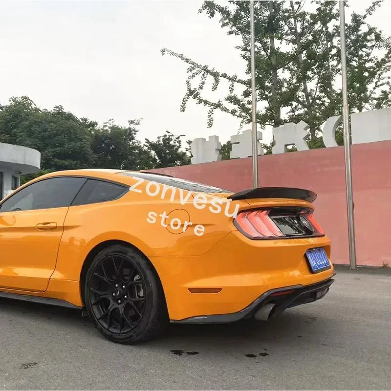 For Ford Mustang 2015--2020 Year Spoiler ABS Plastic Rear Trunk Wing Car Body Kit Accessories