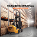 SucceBuy Garage Tiles Interlocking Garage Floor Covering Tiles Non-Slip Double-Sided Texture for Garages Basements Repair Shops