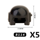 MOC Medieval Accessories Building Blocks Military Soldiers Shoulders Armor Blaster Helmets Weapons War Bricks Children Toys B038