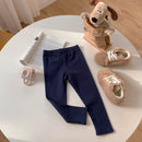 Children Cotton Leggings Girls Spring/Fall Pants Korean Solid Kids Fitting Long Pant Stretchy Tights Trousers Baby Bottoms Cloth