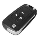 KEYYOU 20X Remote Schlüsselgehäuse Klappschlüssel Rohling für Chevrolet Lova Sail Aveo Cruze Autoschlüssel 2/3/4/5 Tasten
