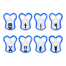 MOC Medieval Accessories Series Building Blocks Military Army Soldier Armour Shield Helmet Sword Crown Weapon Knight Bricks Toys