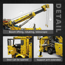 MOULD KING 17028 Technical Car Toys APP&RC Motorized Fire Rescue Truck Model Assembly Building Block Brick Kids Christmas Gift