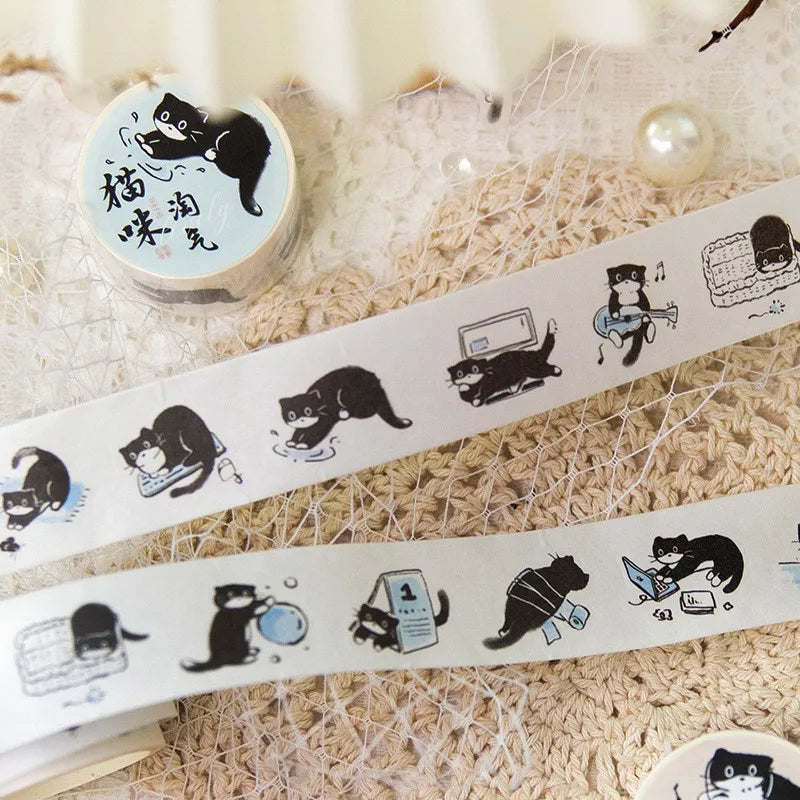 Cut Pets Washi Tape Set Kawaii Animals Washi Masking Tape Decorative Tape for Journal Book Planner Scrapbooking DIY Arts