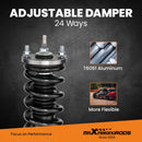 maXpeedingrods Coilover Kits for Civic EK EJ 1996-2000 24 Ways Adjustable Damper Shock Absorber Gray