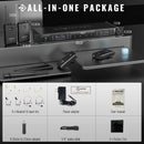 Phenyx Pro 4x40 Channels Wireless Microphone System  Cordless Mic Set Auto Scan 328ft/m Coverage for DJ, Church,Events PTU-7000