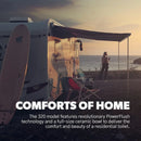 320 Series Standard Height Gravity RV Toilet with Elongated Ceramic Bowl