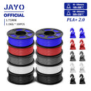JAYO PLA PLA PLUS ABS PETG SILK Filament 1.75MM 10 Rolls / Set Refills Non-toxic PLA Meta 3D Printer Filament DIY Gift