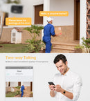 The Argus | 8MP Panoramic Dual-Lens ColorVu IP Security Camera with AI Detection