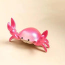 Crab Pen Holder for Desk Weightlifting Crab Desk Phone Stand Decorative Table Decor Crabs Pen Storage Rack for Bedroom Living