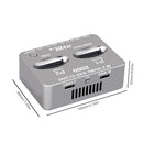 Dual-Bay M.2 NVME SSD Clone USB3.2 Type C NVME Docking Station M.2 M.3 NVME PCI-E External Hard Disk Box for M2 SSD M Key SSD
