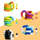 Twisted Ring Magic Figet Magic Trick Rope Kreative DIY-Wicklung Freizeitbildung Stressabbau für Kinder Weihnachtsspielzeug Zufällige Sendung