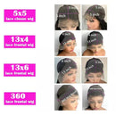 220 Density Straight 13x6 HD Lace Frontal Wig Brazilian Pre Plucked 13x4 Lace Front Human Hair Wigs for Women 360 Full Lace Wigs
