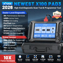 XTOOL X100 PAD3 V2.0 Elite Auto Key Programmer X100PAD3 IMMO Key Programming Tools All Key Lost All System Diagnostic With KC100