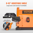 SucceBuy Belt Disc Sander Combo with 5A/4.3A/2.5A Induction Motor Sanding Machine Woodworking Deburring Grinder Combo Bench